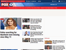 Tablet Screenshot of fox43.com